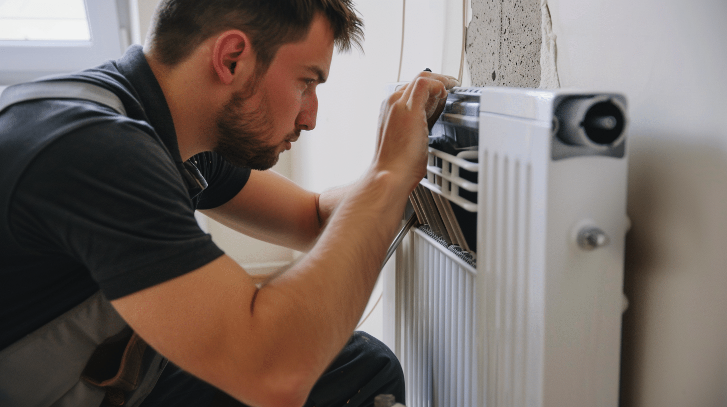 Chauffagiste en installation